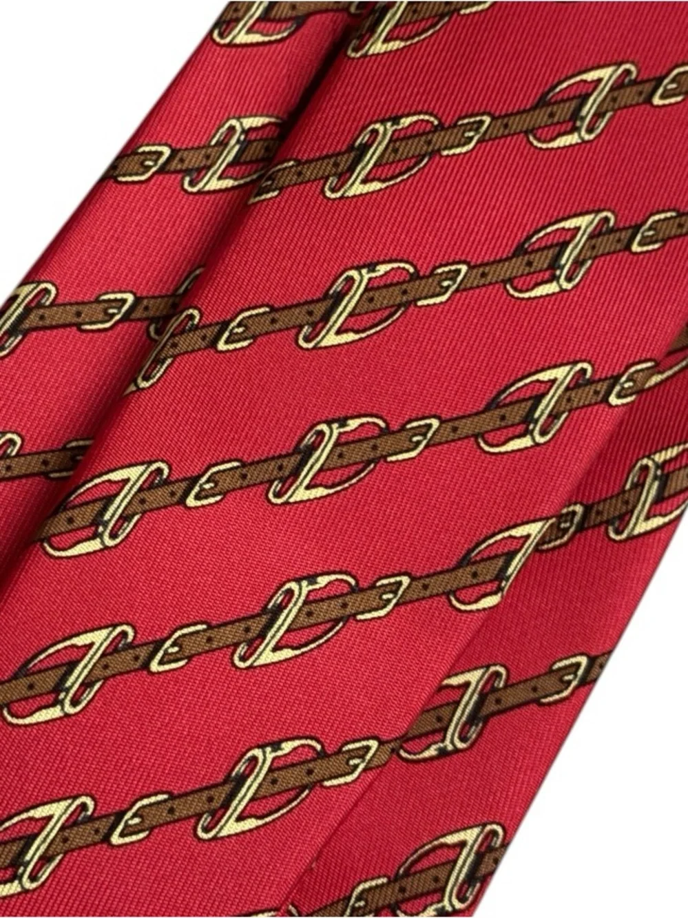 HERMÈS silk tie